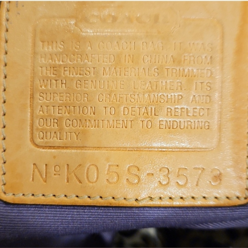 Coach Holiday Patchwork Handbag/ Shoulder Bag. Limited Addition. Y2K - Picture 12 of 16